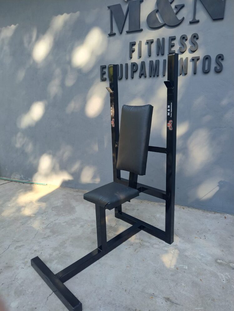 BANCO DE HOMBROS CON APOYO DE BARRA